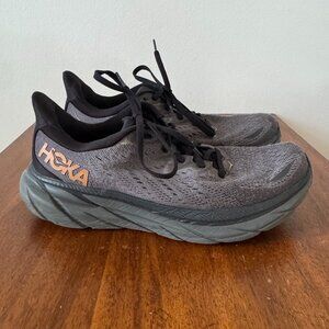 Hoka One One W Clifton 8 in Anthracite Copper Dark Grey